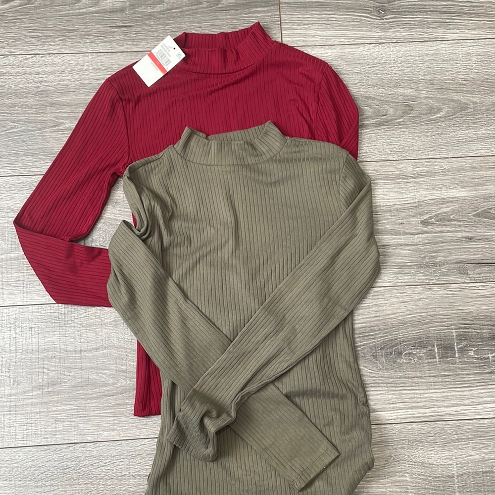 New long sleeve, planet gold shirts
